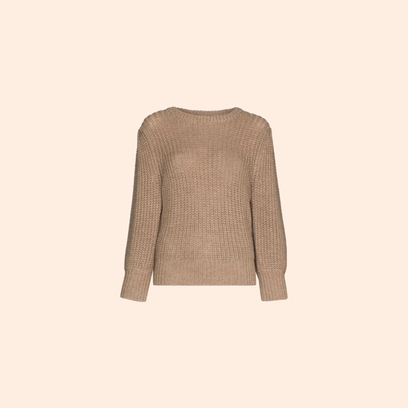 NWT Reformation Moneta Sweater (Brown) - Picture 2 of 6